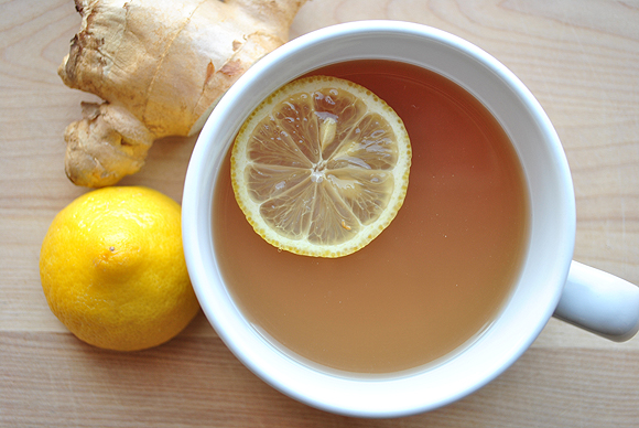 طريقة عمل شاي الزنجبيل والليمون البارد للتنحيف