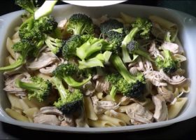 طريقة عمل جراتان الدجاج بالبروكلي والبشاميل