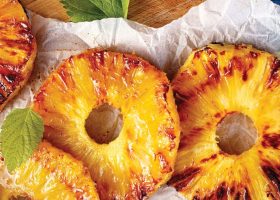 طريقة عمل أناناس مشوي