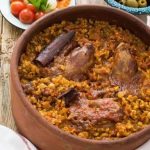 طريقة عمل طاجن اللحم بالفريك