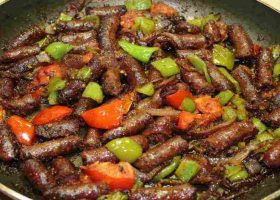 طريقة عمل سجق بدبس الرمان و البصل