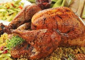 طريقة عمل دجاج محشي بالبرغل في الفرن