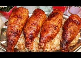 طريقة عمل الحمام الكذاب المحشي