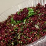 طريقة عمل تبولة الشمندر والرمان