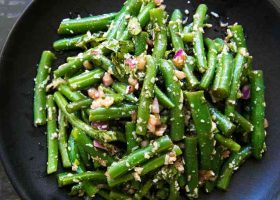 طريقة عمل سلطة الفاصوليا الخضراء بالمايونيز