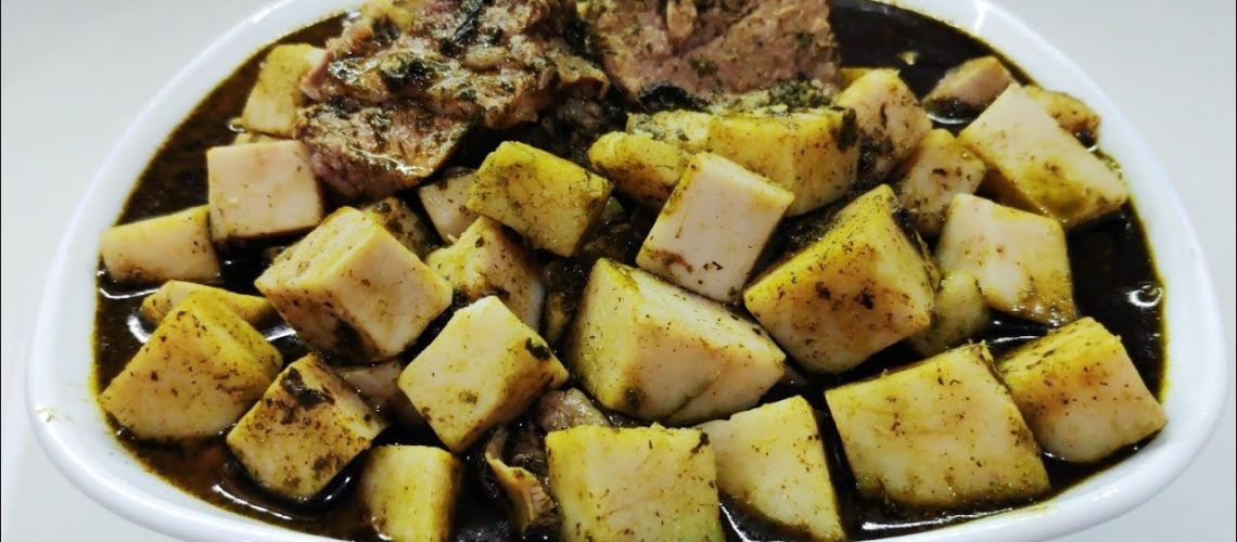 طريقة عمل القلقاس المجمد