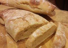 طريقة عمل خبز الشيباتا الايطالي