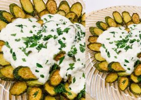 طريقة عمل الكوسا المقلية بالزبادي