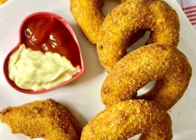 طريقة عمل دوناتس الدجاج المقرمش