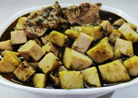 طريقة عمل القلقاس المجمد