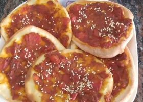 طريقة عمل مناقيش محمرة