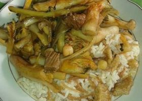 طريقة عمل يخنة العكوب