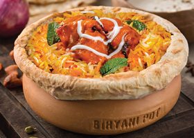 طريقة عمل برياني دجاج بعجينة الشباتي