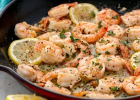 طريقة عمل الروبيان بالثوم للدايت