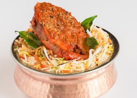 طريقة عمل برياني سمك الكنعد