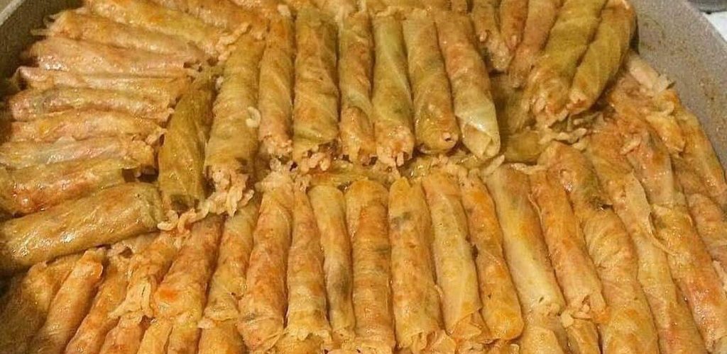 طريقة عمل ملفوف محشي بالنعناع المجفف