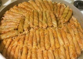 طريقة عمل ملفوف محشي بالنعناع المجفف