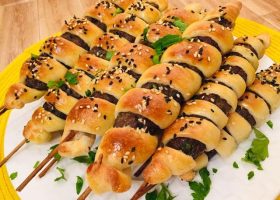 طريقة عمل كباب بعجين