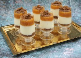 طريقة عمل حلى كاسات الشوكولاتة بالكراميل