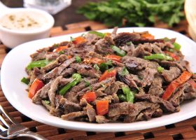 طريقة عمل شاورما لحم منزلية