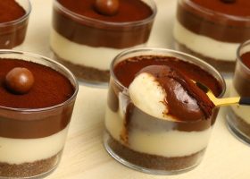 طريقة عمل حلى أكواب المارس البارد