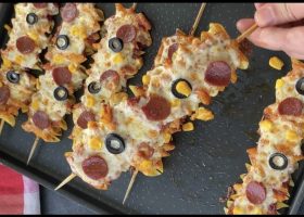 طريقة عمل اعواد البيتزا باستا