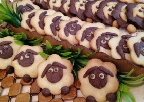 طريقة عمل كوكيز خروف العيد