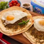 طريقة عمل منقوشة الزعتر بالبيض