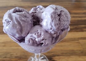 طريقة عمل ايس كريم بلوبيري