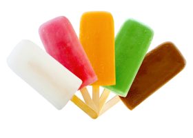 طريقة عمل ايس كريم ثلج ملون