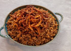 طريقة عمل مجدرة برغل للنباتيين