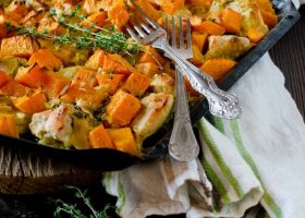 طريقة عمل ايدام القرع بالدجاج