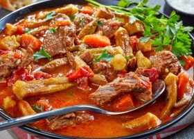 طريقة عمل طاجن اللحمة الدايت بزيت الزيتون