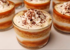 طريقة عمل حلى الكريمة والبسكويت المقرمش