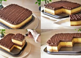 طريقة عمل حلى الشوكولاتة بالكراميل