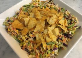 طريقة عمل شيبس سلطة