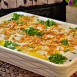 طريقة عمل فتة باللبن