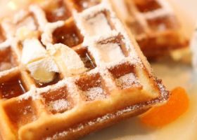 طريقة عمل وافل كراميل
