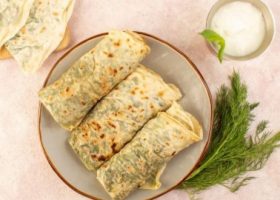 طريقة عمل كريب بحشوة الزيت والزعتر