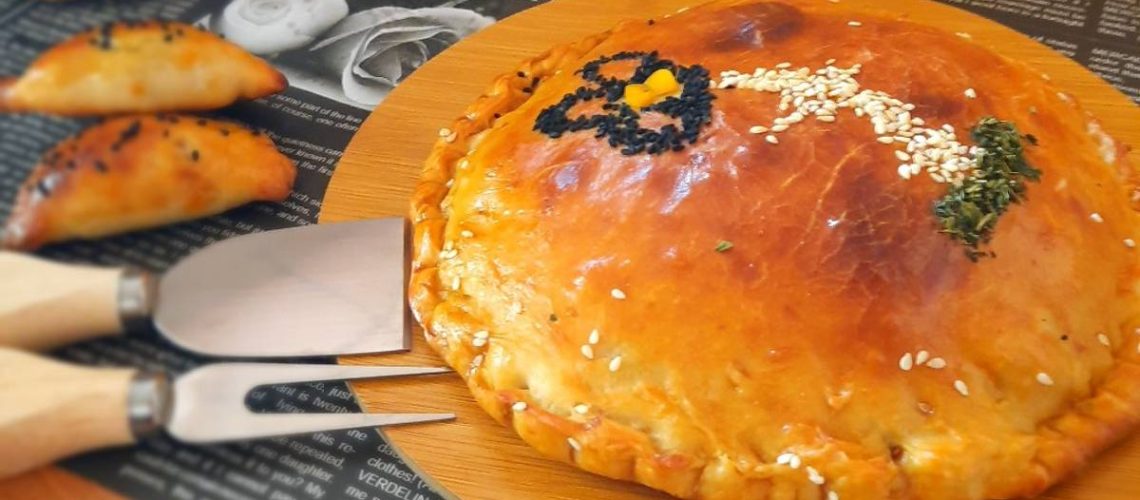 طريقة عمل فطيرة الفاهيتا بالفطر والذرة