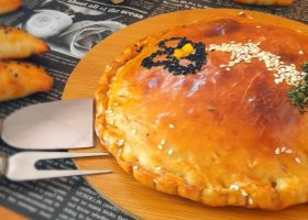 طريقة عمل فطيرة الفاهيتا بالفطر والذرة