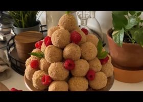 طريقة عمل كرات تشيز كيك