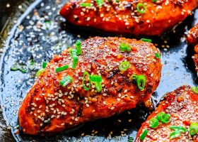 طريقة عمل دجاج فيليه بالعسل والصويا