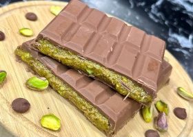 طريقة عمل شوكولا دبي بالكنافة