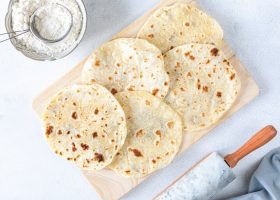 طريقة عمل خبز تورتيلا صغير