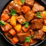 طريقة عمل إيدام لحم وبطاطس