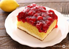 طريقة عمل كيكة الكرز والليمون