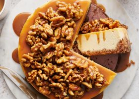 طريقة عمل تشيز كيك الجوز بالشوكولاتة