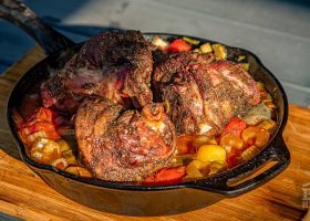 طريقة عمل طاجن ثريد بموز الغنم مكمور ومدخن