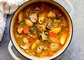 طريقة عمل يخنة الدجاج الصحية للرجيم